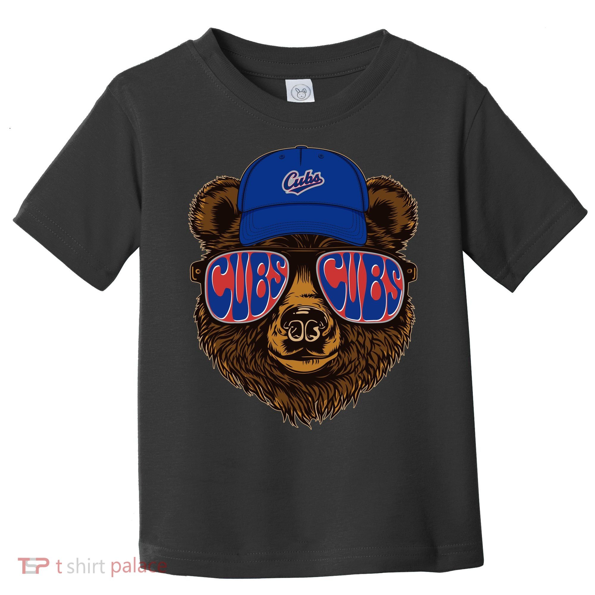 Cool Retro Cubs Bear Toddler T-Shirt