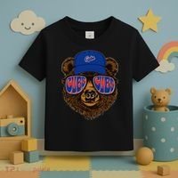 Cool Retro Cubs Bear Toddler T-Shirt thumb 3