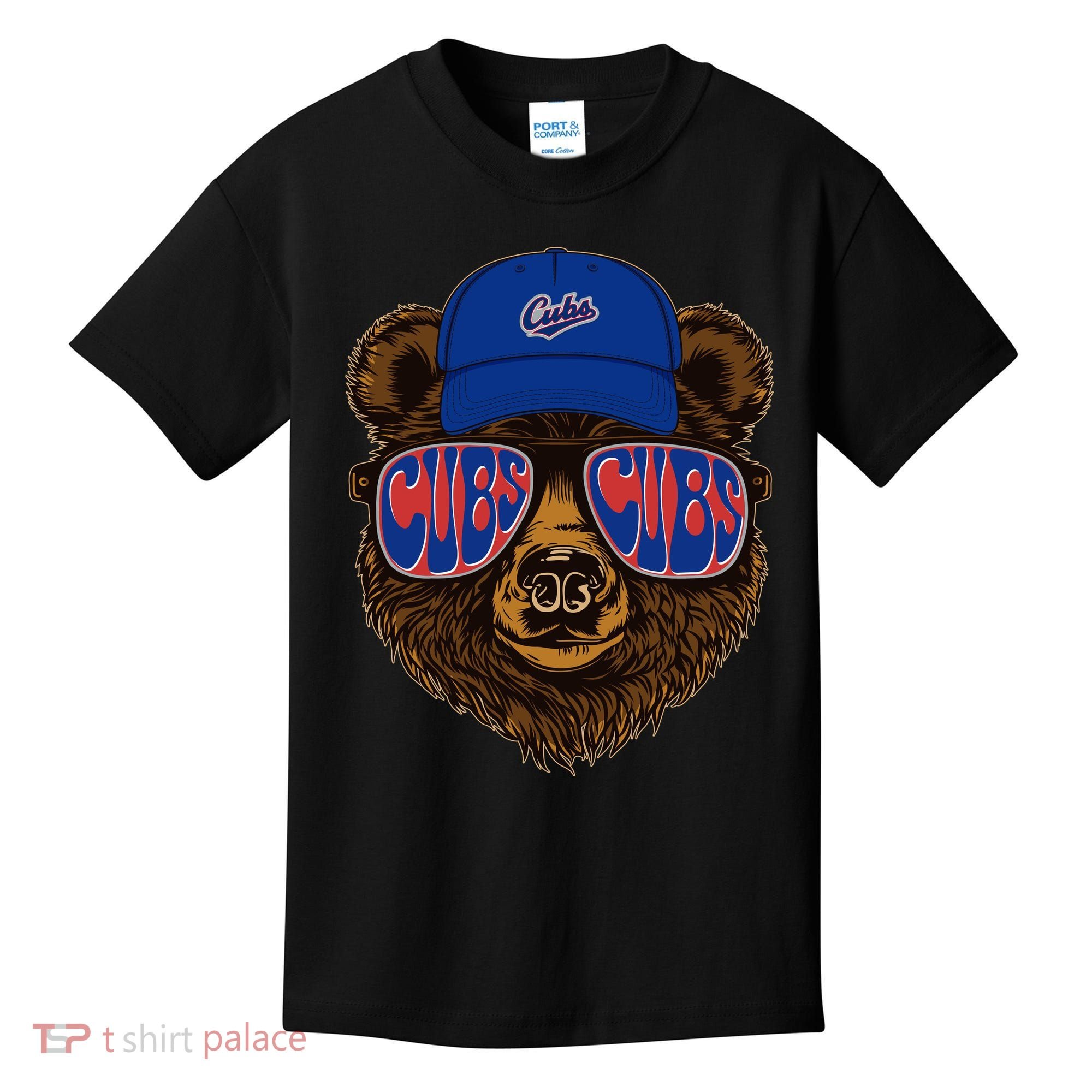 Cool Retro Cubs Bear Kids T-Shirt