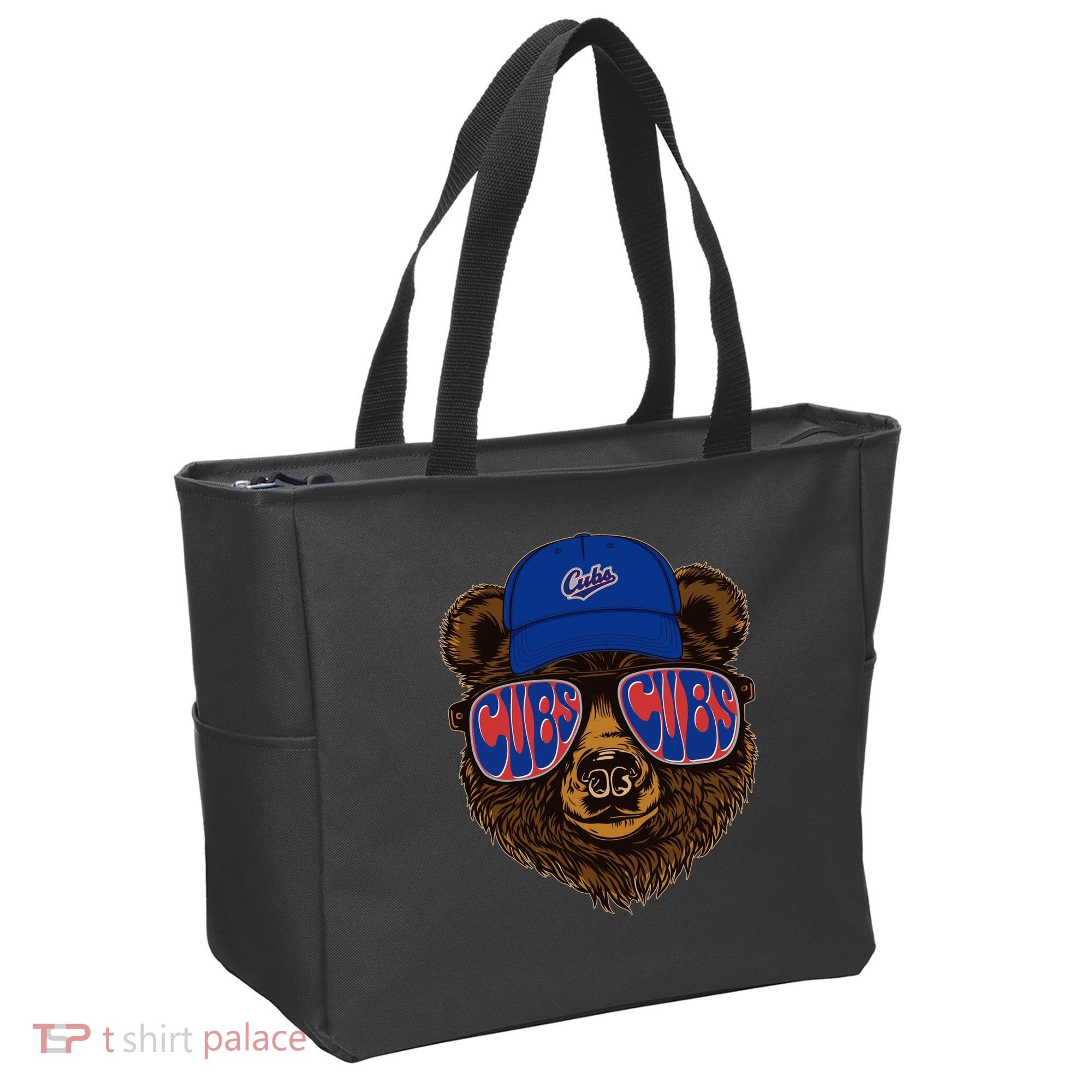 Cool Retro Cubs Bear Tote Bag