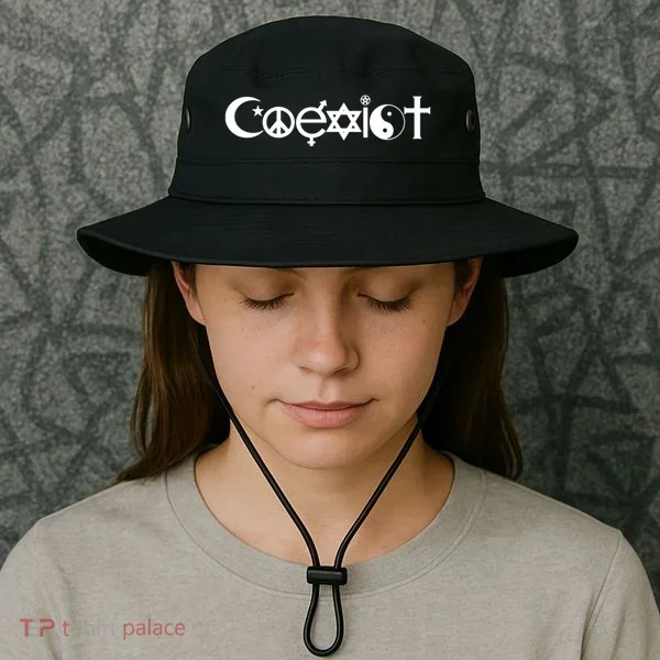Coexist Religion Bucket Hat