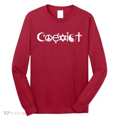 Coexist Religion Long Sleeve Shirt