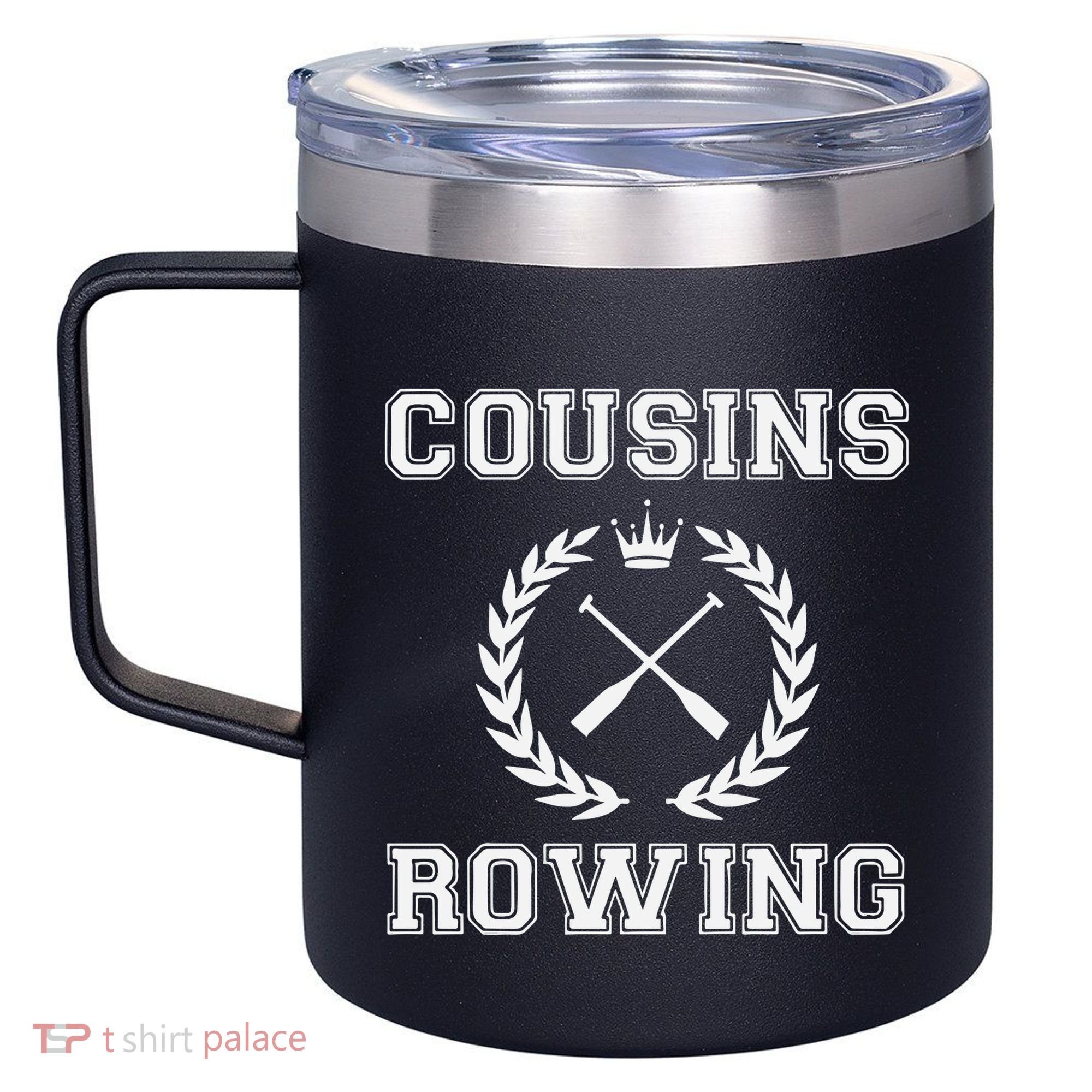 Cousins Rowing 12oz Stainless Steel Coffee Mug