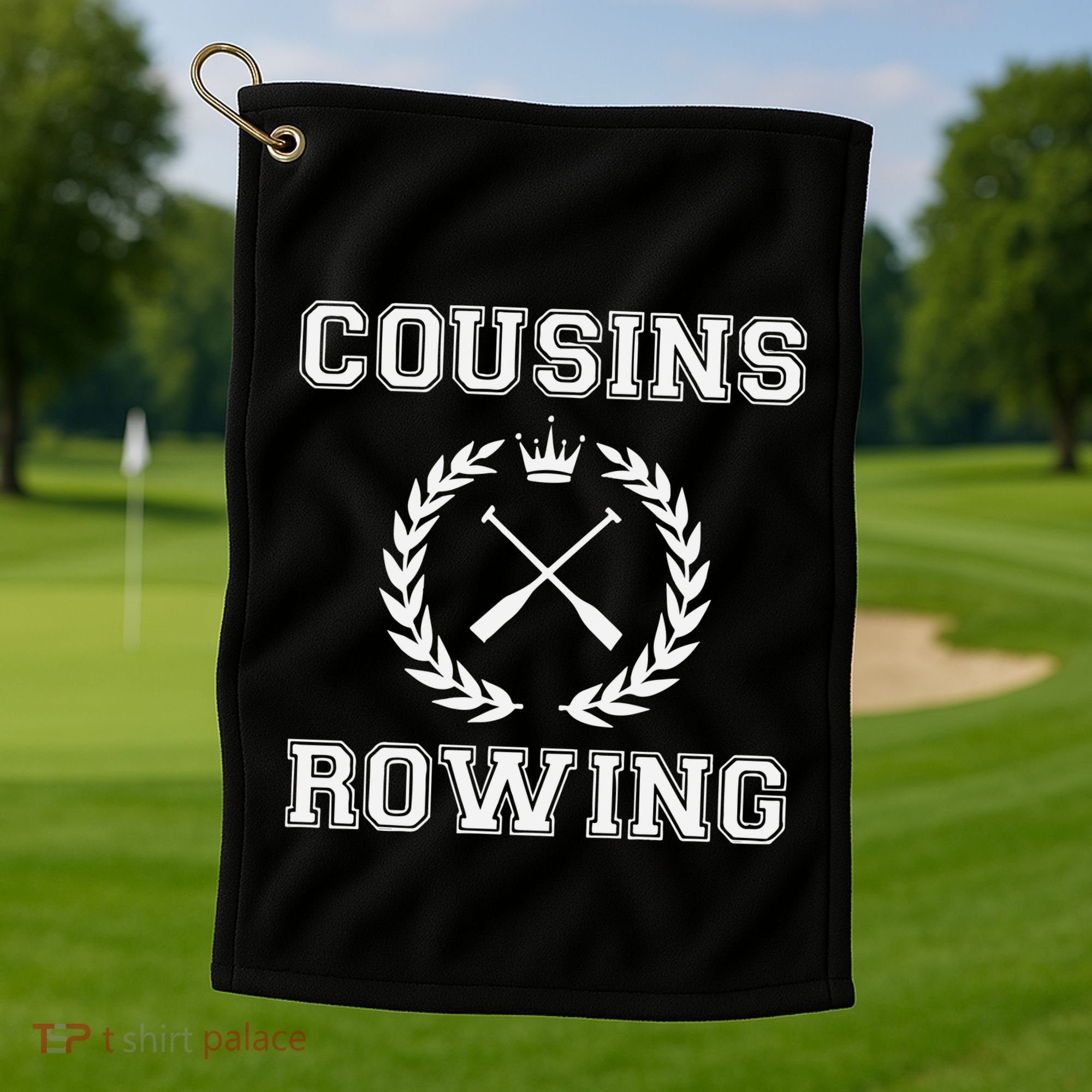 Cousins Rowing Golf Towel