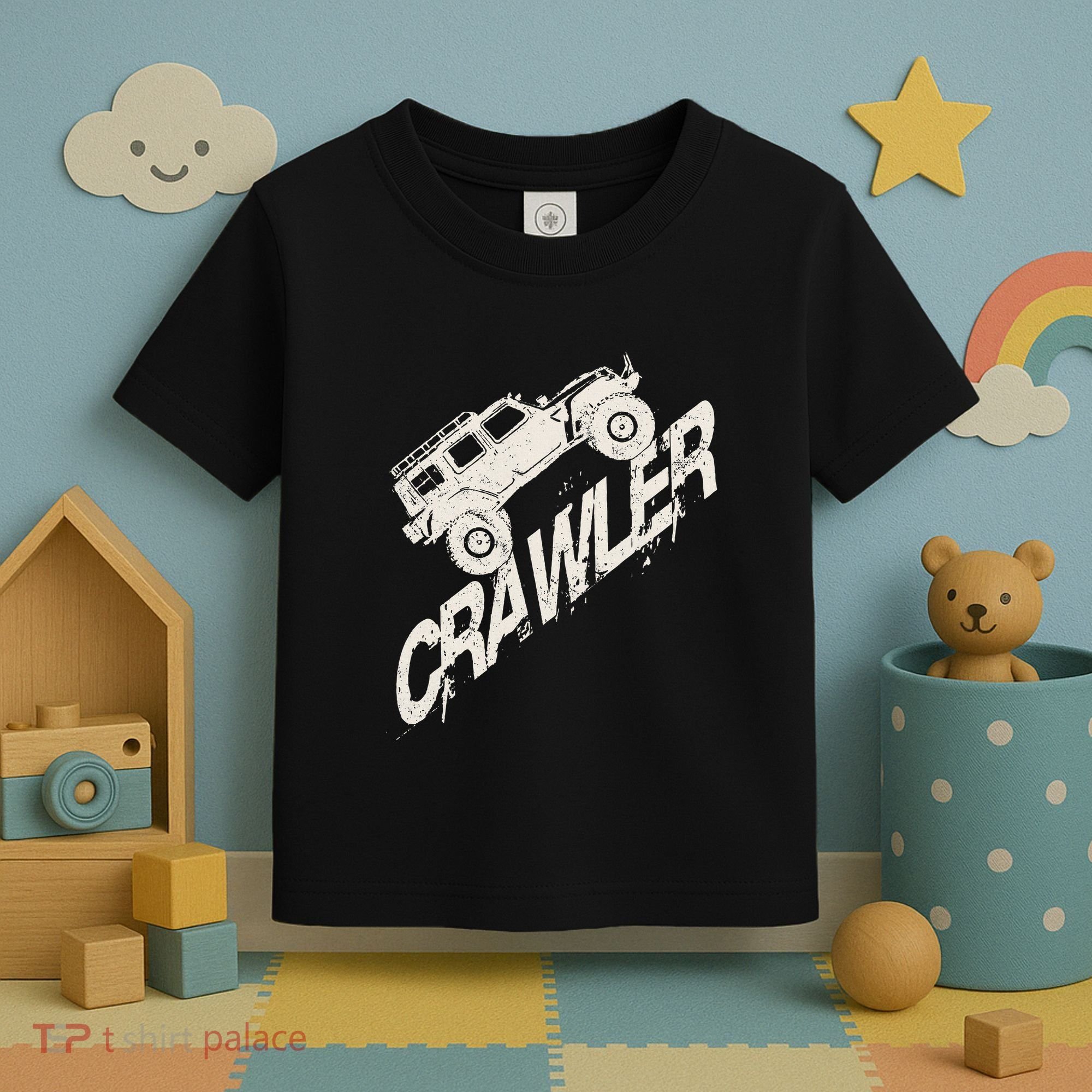 Crawler Rc Car Rock Scaler Scale Rc Offroad Truck Clawling Toddler T-Shirt