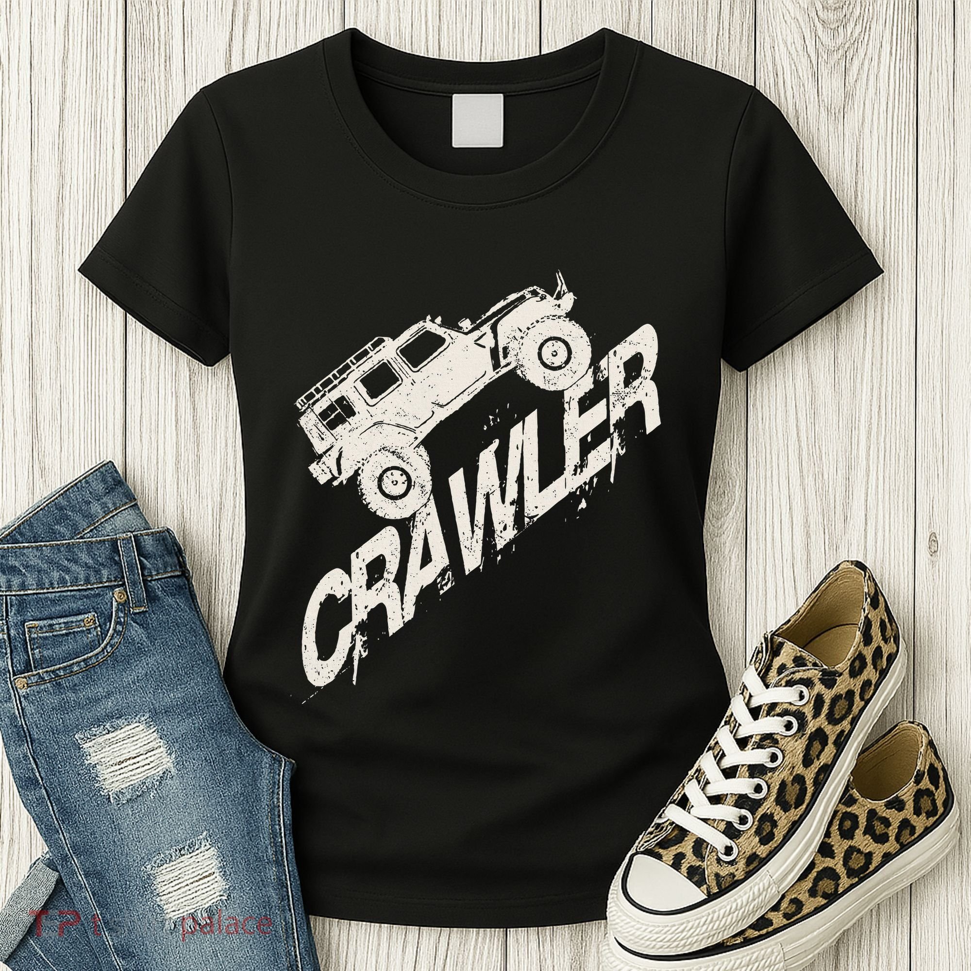 Crawler Rc Car Rock Scaler Scale Rc Offroad Truck Clawling Women's T-Shirt