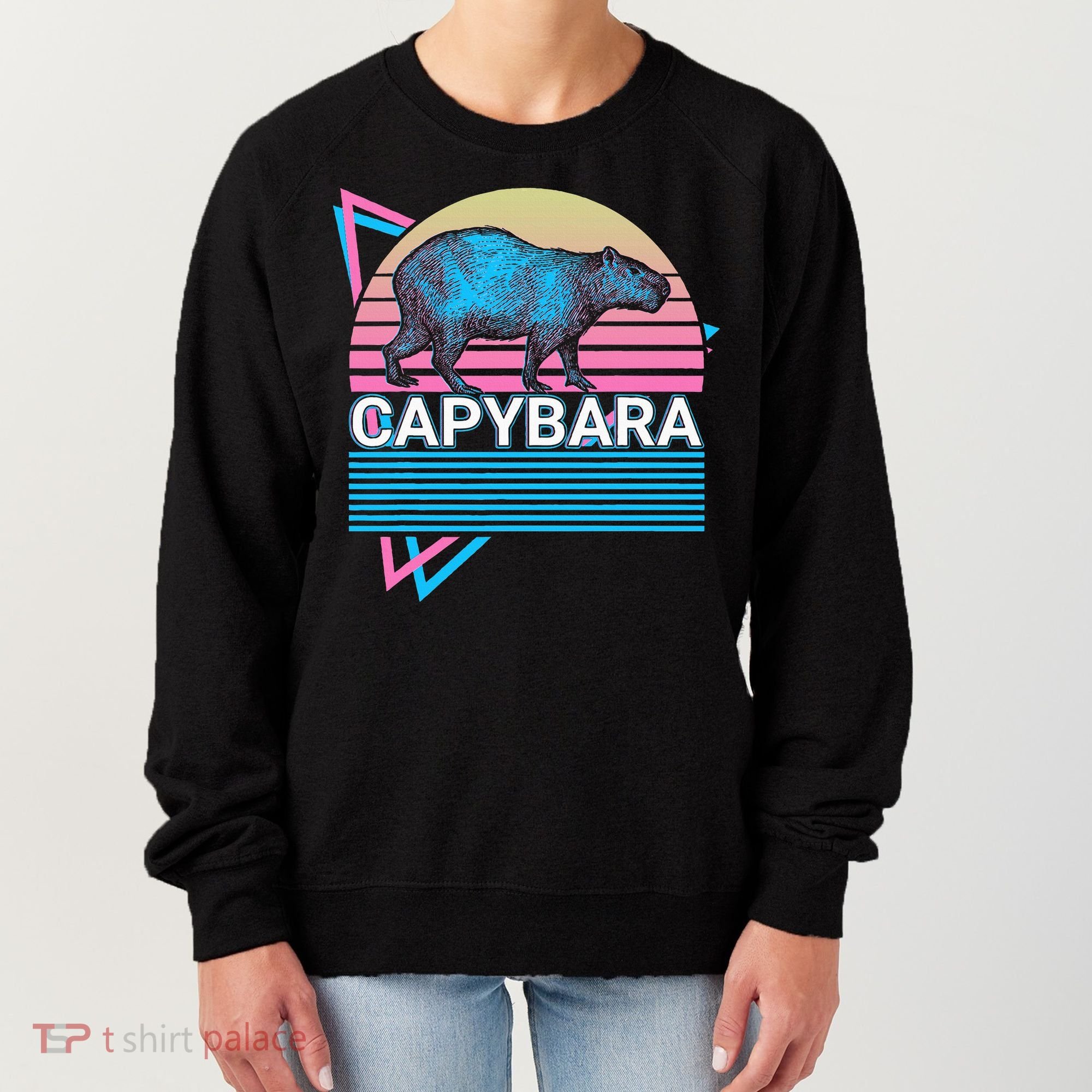 Capybara Retro Women's Sweatshirt
