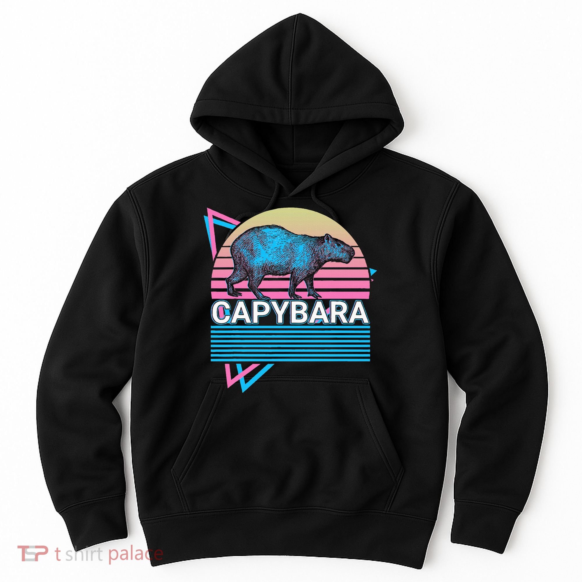 Capybara Retro Hoodie