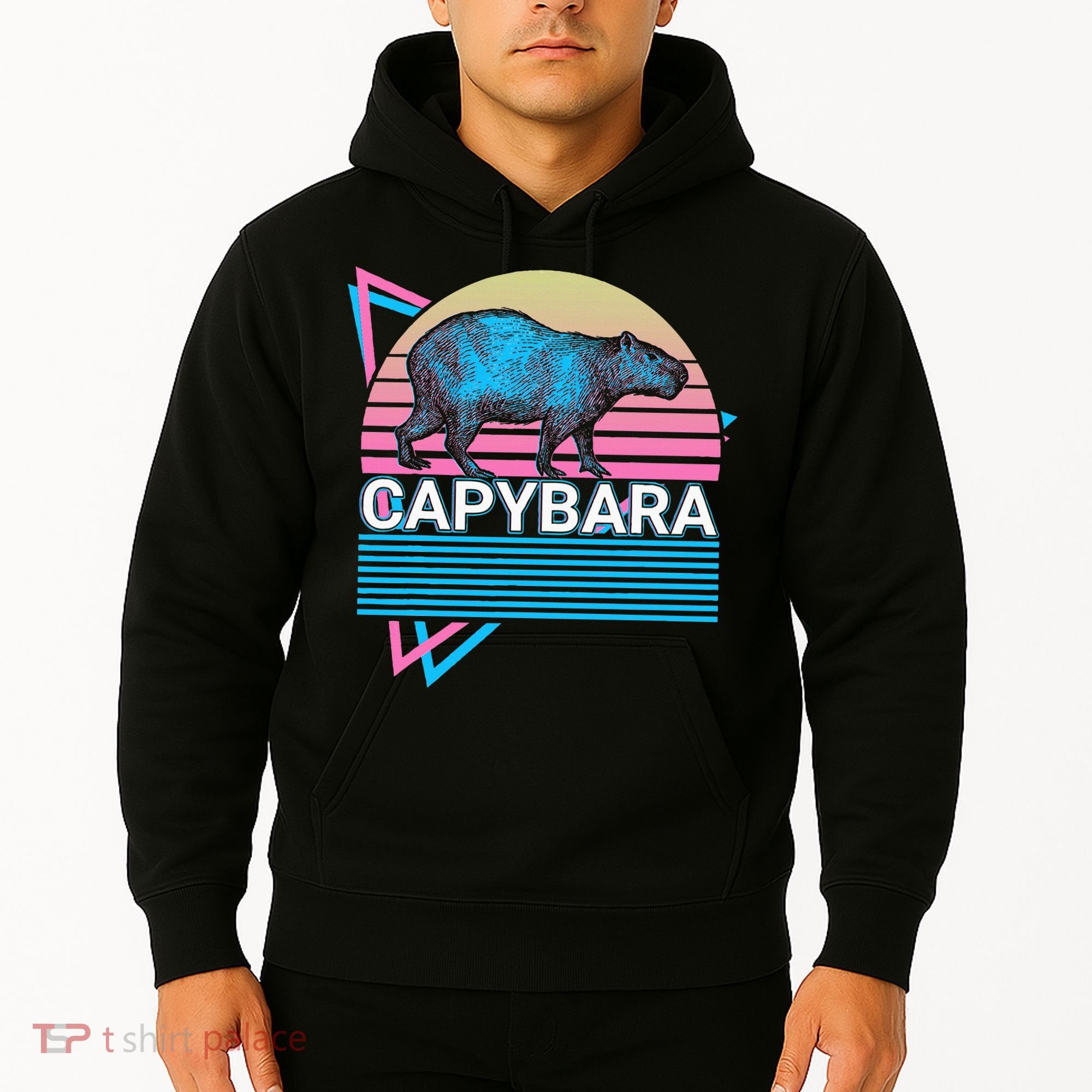 Capybara Retro Hoodie