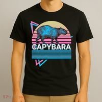 Capybara Retro T-Shirt thumb 3