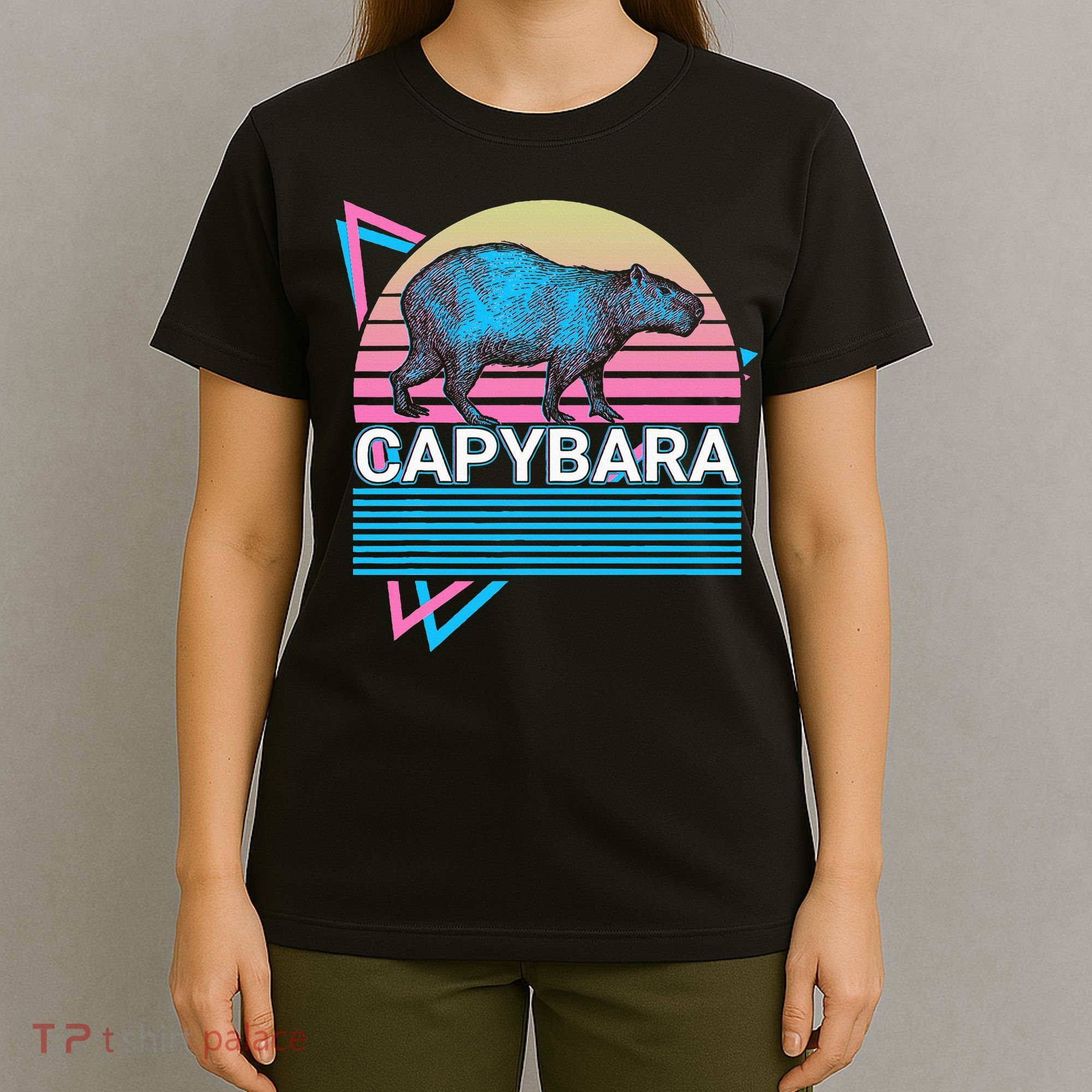 Capybara Retro T-Shirt