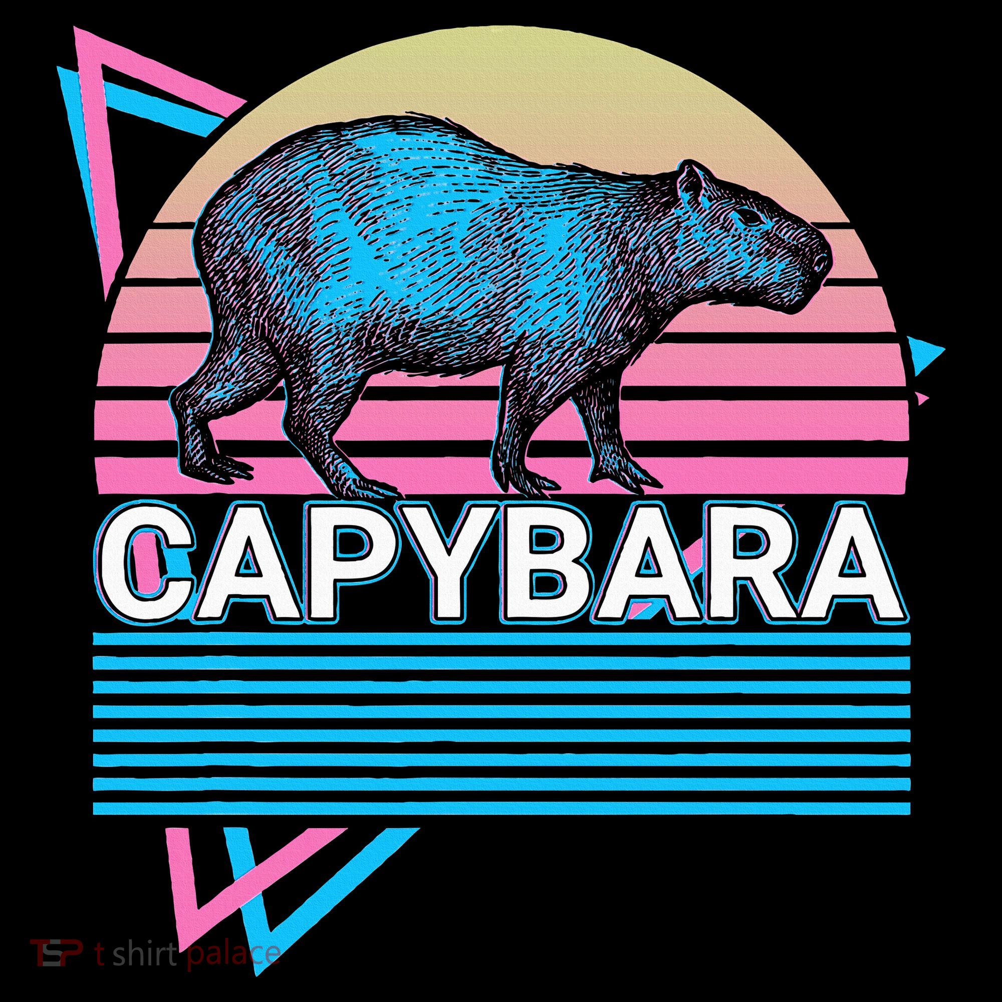 Capybara Retro T-Shirt