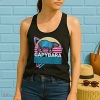 Capybara Retro Women's Tank Top thumb 2
