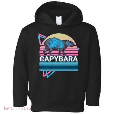 Capybara Retro Toddler Hoodie