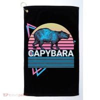 Capybara Retro Golf Towel thumb 0