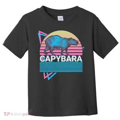 Capybara Retro Toddler T-Shirt