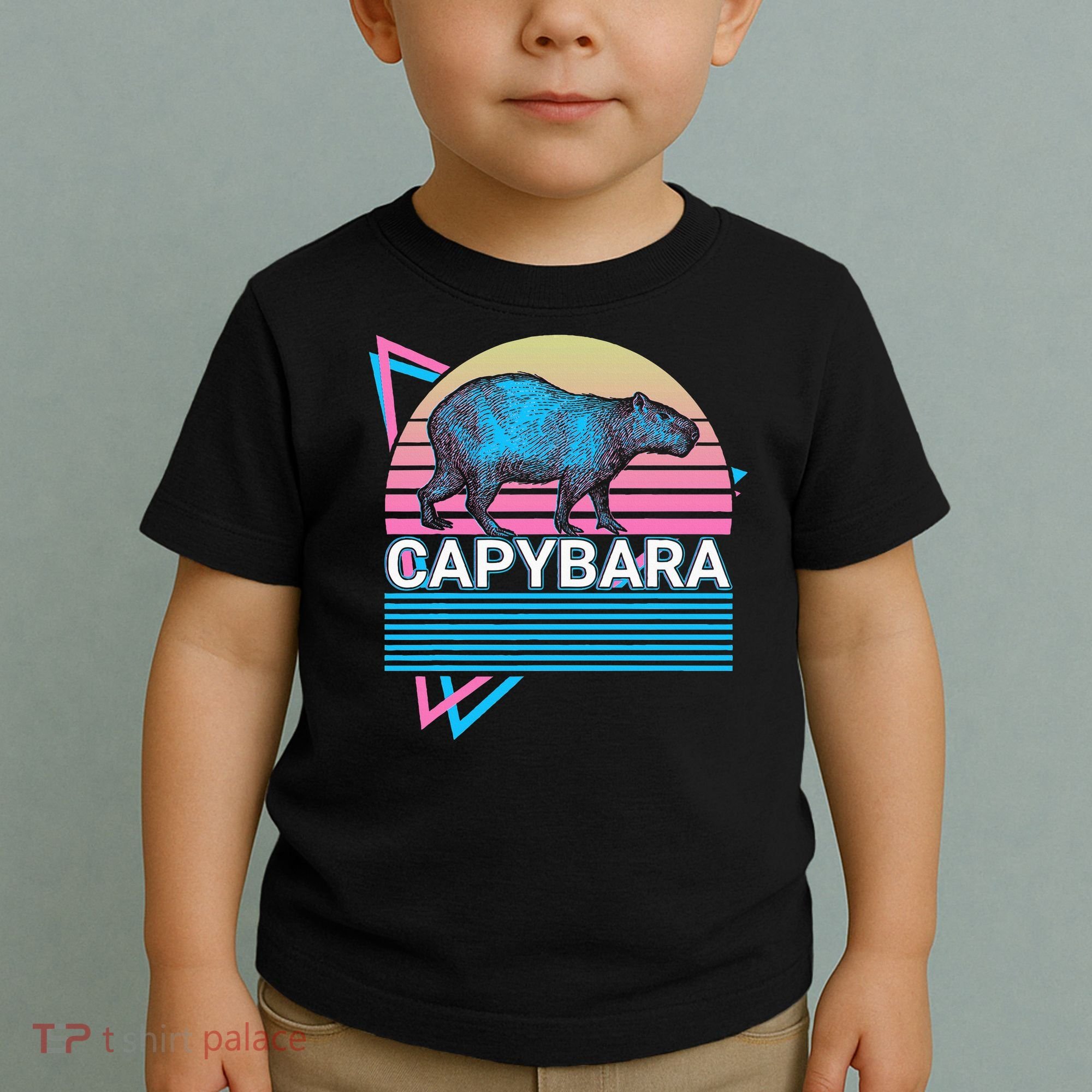 Capybara Retro Toddler T-Shirt