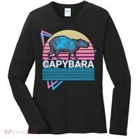 Capybara Retro Women's Long Sleeve Shirt thumb 0