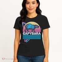 Capybara Retro Women's T-Shirt thumb 4