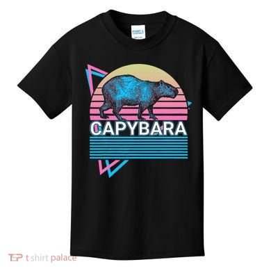 Capybara Retro Kids T-Shirt