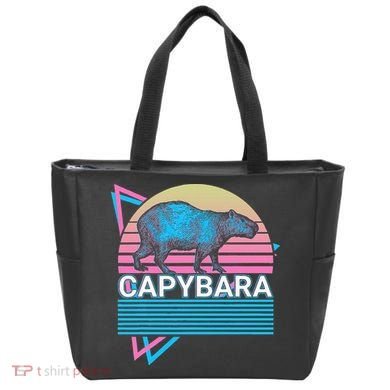 Capybara Retro Tote Bag