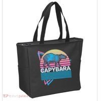 Capybara Retro Tote Bag thumb 2