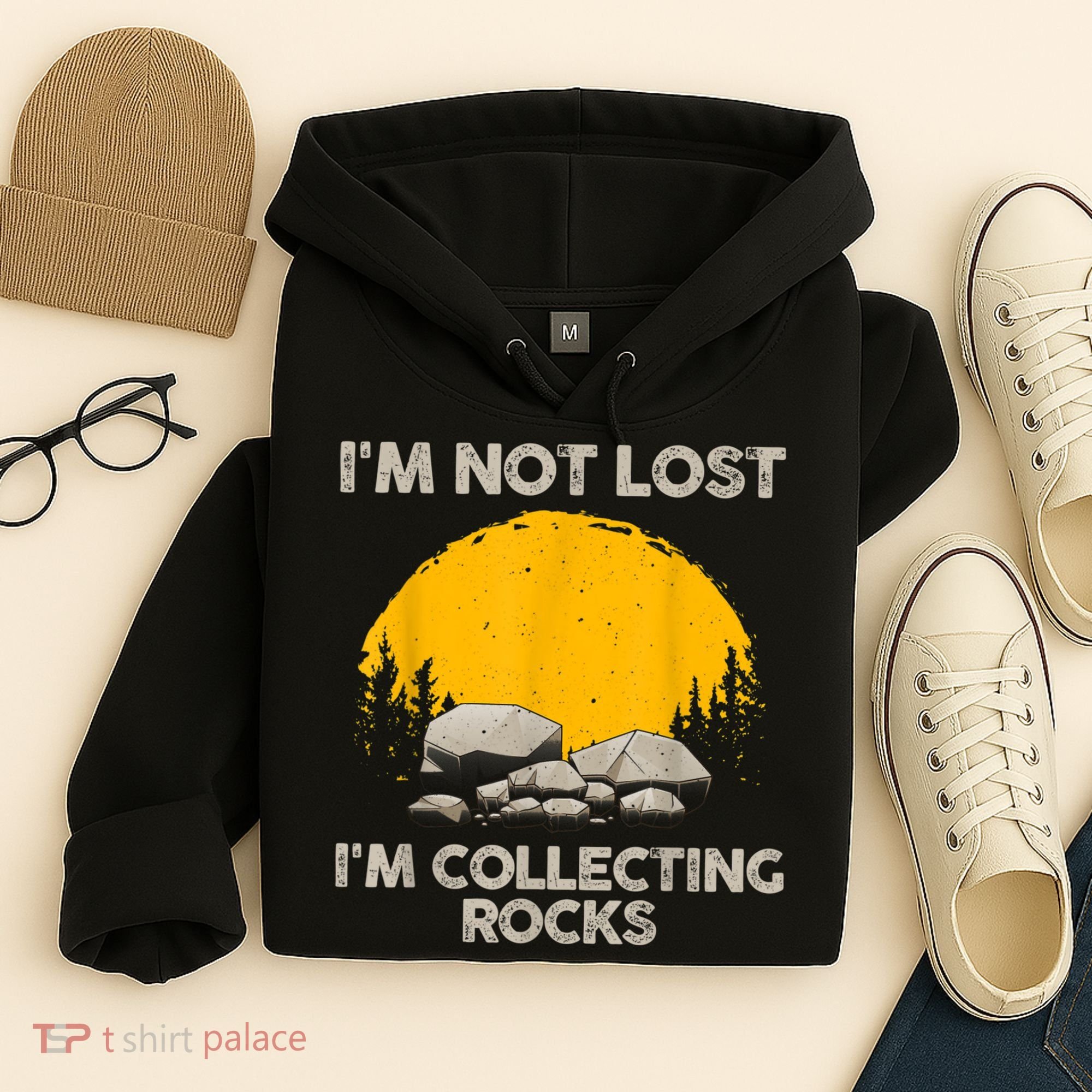 Cool Rock Collecting For Men Women Geologist Rock Hounds Hoodie