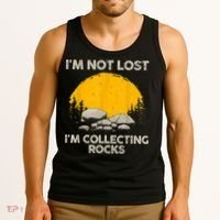 Cool Rock Collecting For Men Women Geologist Rock Hounds Tank Top thumb 3