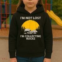 Cool Rock Collecting For Men Women Geologist Rock Hounds Kids Hoodie thumb 3