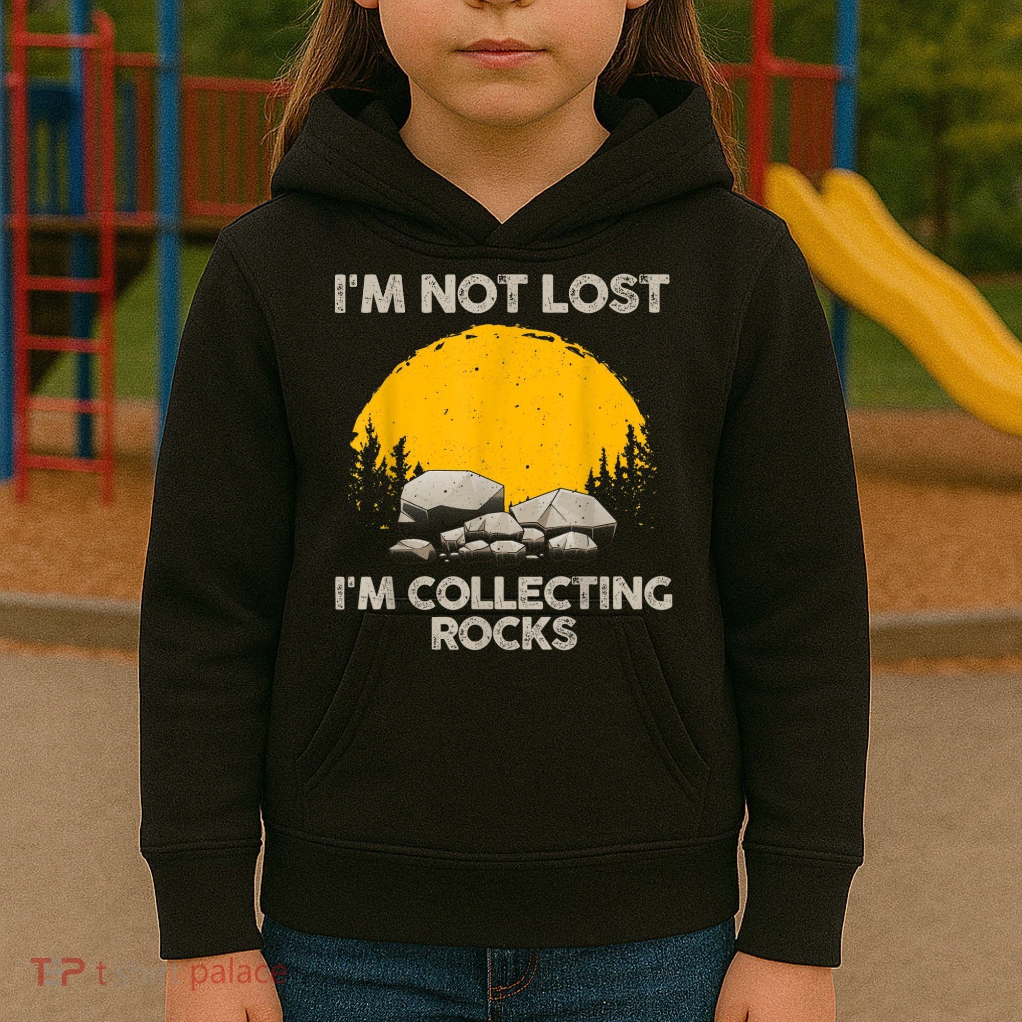 Cool Rock Collecting For Men Women Geologist Rock Hounds Kids Hoodie