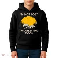 Cool Rock Collecting For Men Women Geologist Rock Hounds Kids Hoodie thumb 4