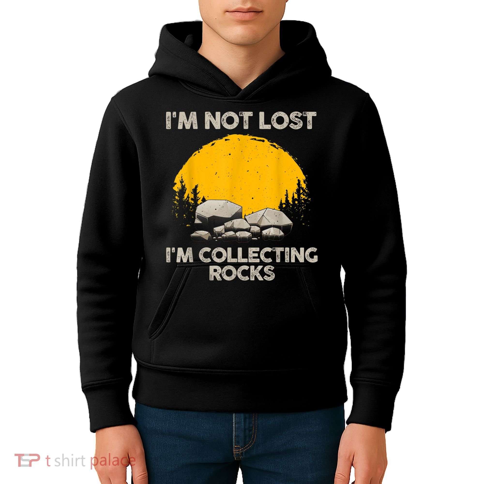Cool Rock Collecting For Men Women Geologist Rock Hounds Kids Hoodie