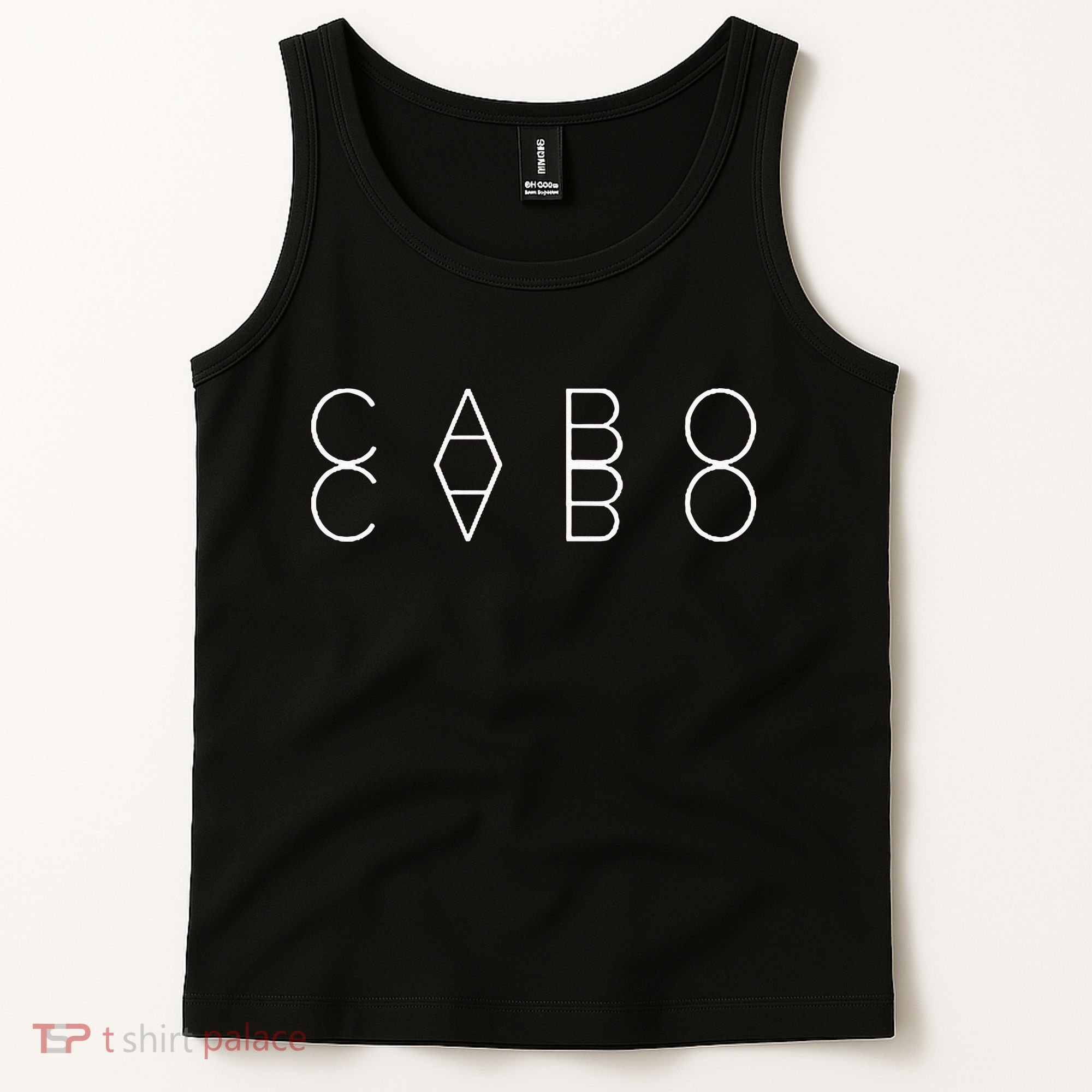 Cabo Reflections Cabo San Lucas Mexico Word Art Souvenir Tank Top