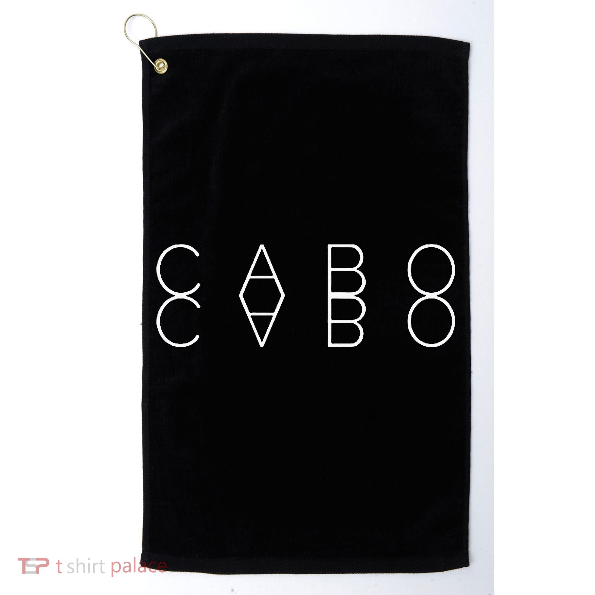 Cabo Reflections Cabo San Lucas Mexico Word Art Souvenir Golf Towel