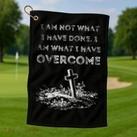 Celebrate Recovery Christian Cross Jesus Christ Golf Towel thumb 1