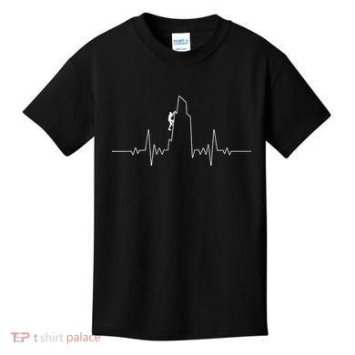 Cool Rock Climbing Art Mountain Rock Climbers Kids T-Shirt