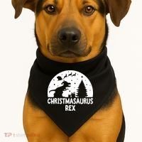 Christmasaurus Rex USA-Made Doggie Bandana thumb 1