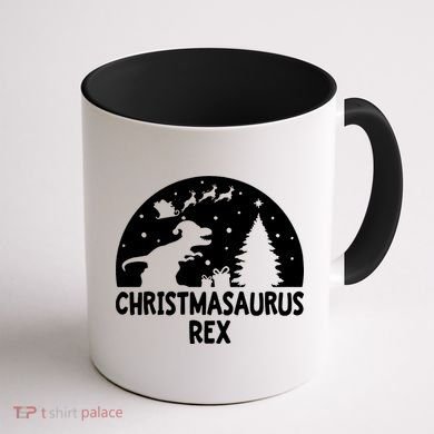 Christmasaurus Rex Coffee Mug back