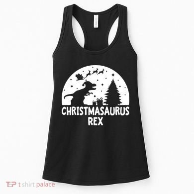 Christmasaurus Rex Women's Tank Top
