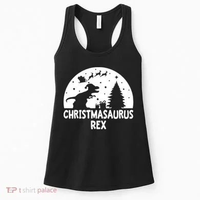 Christmasaurus Rex Women's Tank Top