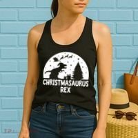 Christmasaurus Rex Women's Tank Top thumb 2