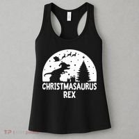 Christmasaurus Rex Women's Tank Top thumb 3