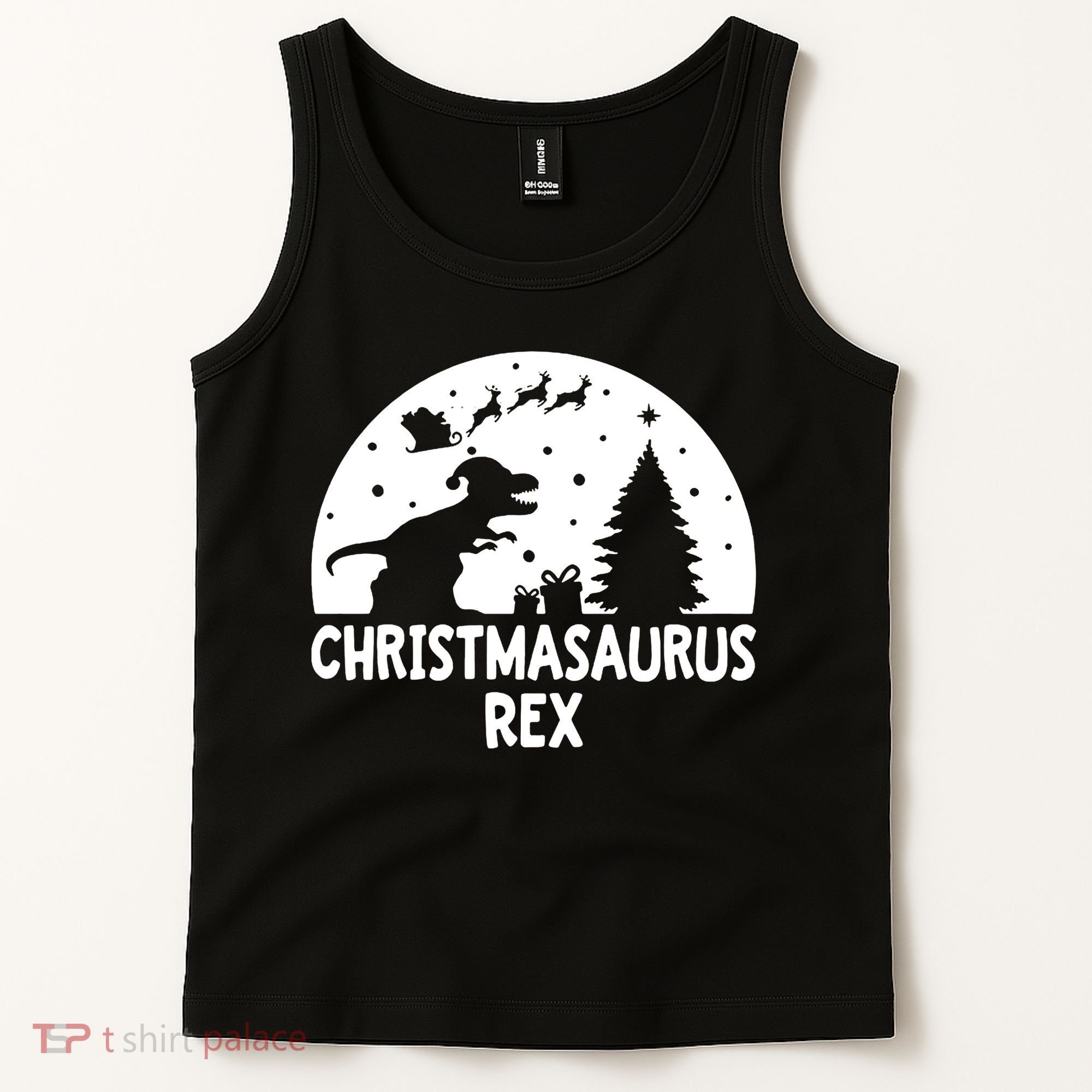 Christmasaurus Rex Tank Top