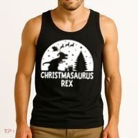Christmasaurus Rex Tank Top thumb 3