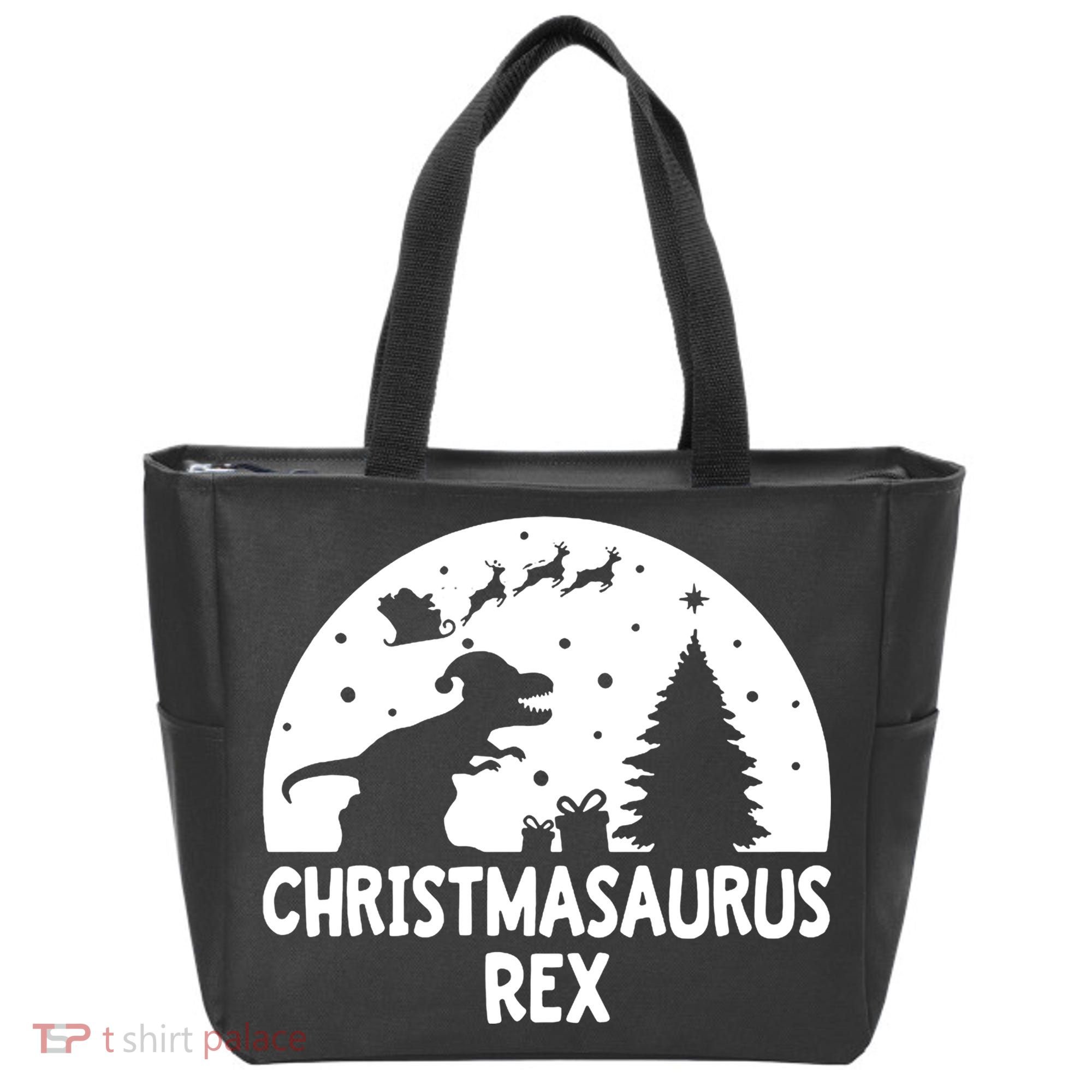 Christmasaurus Rex Tote Bag