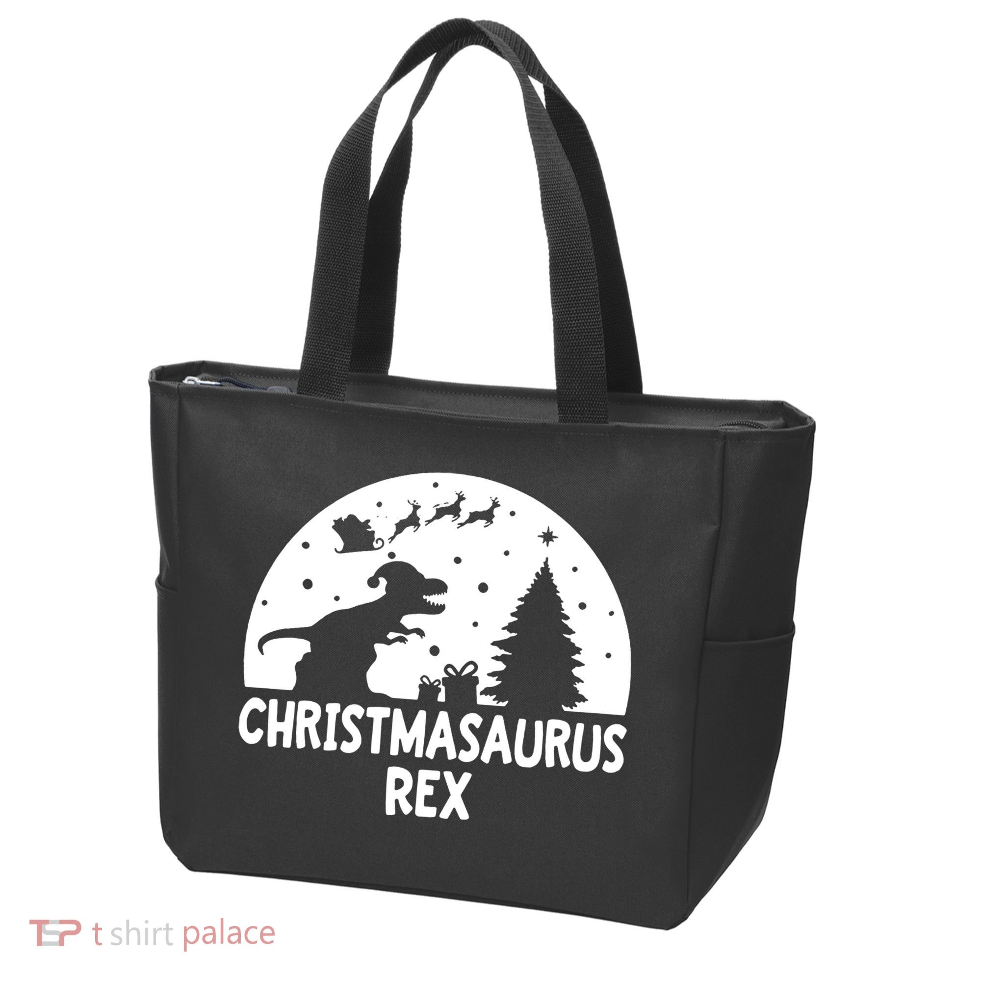Christmasaurus Rex Tote Bag