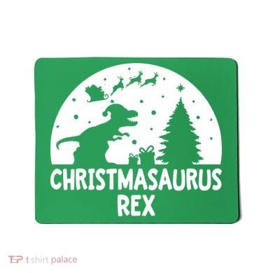 Christmasaurus Rex Mousepad