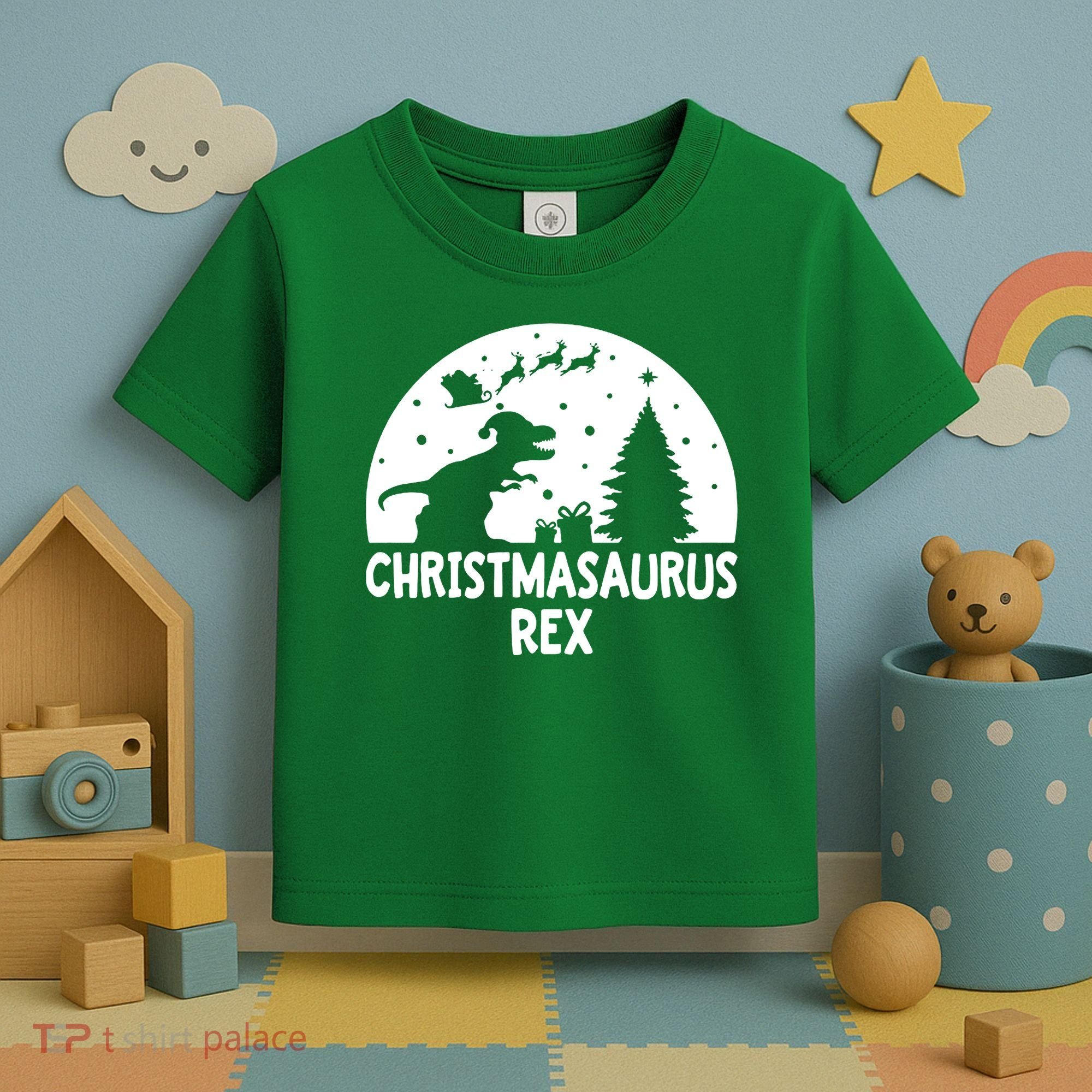 Christmasaurus Rex Toddler T-Shirt