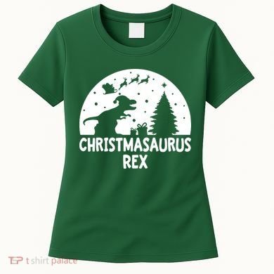 Christmasaurus Rex Women's T-Shirt