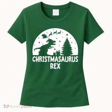Christmasaurus Rex Women's T-Shirt